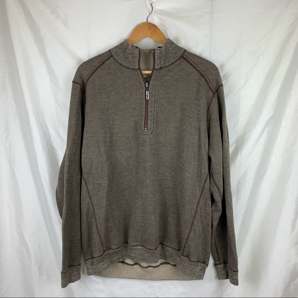 Tommy Bahama Flipshore Reversible Half-Zip Sweatshirt